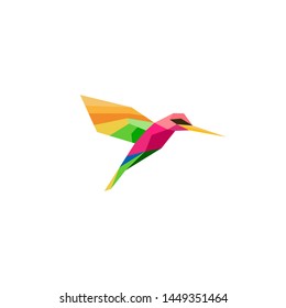 Hummingbird Logo Stock Vector Template