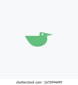 Plantilla del logotipo de Hummingbird, plantilla de diseño de ilustración vectorial.