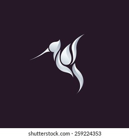 hummingbird logo vector