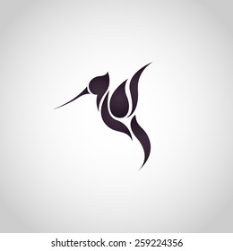 hummingbird logo vector