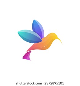 Hummingbird Logo Vector Design Template