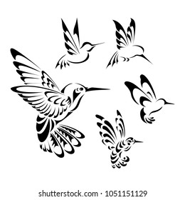 Hummingbird Tattoo Design