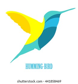 Hummingbird vector icon. Hummingbird logo symbol.