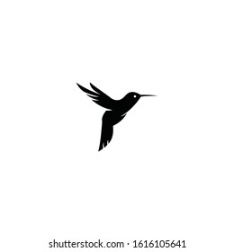 Hummingbird vector logo design. Bird vector logo design.