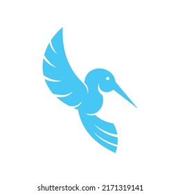 Hummingbird Vector Logo Design Template