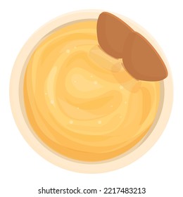 Hummus cooking icon cartoon vector. Food day. Pita bread
