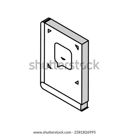 humor genre isometric icon vector. humor genre sign. isolated symbol illustration