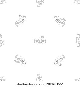 Humor hat bell icon. Outline illustration of humor hat bell vector icon for web design isolated on white background