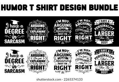 Humor t-shirt design bundle humor shirt design