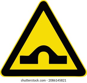 Puente Hump, galería de todos los signos de advertencia, señales de tránsito en China