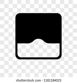 Hump vector icon isolated on transparent background, Hump logo concept