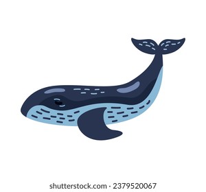 humpback sealife design vector isolated