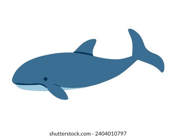 humpback sealife illustration isolated design