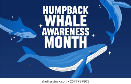 Humpback Whale Awareness Month with humpback whales