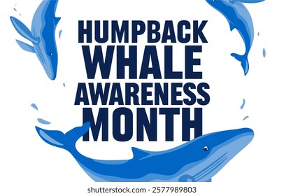 Humpback Whale Awareness Month with humpback whales