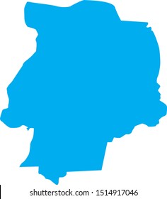 humphreys County map in Tennessee state