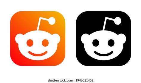 Humpolec, Czech Republic - November 09, 2020: Reddit - button for social media, phone icon symbol logo of Reddit. Editorial web .