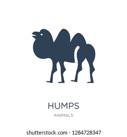 humps icon vector on white background, humps trendy filled icons from Animals collection, humps vector illustration