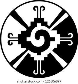 Hunab Ku -Heart of the Galaxy - Mayan symbol for God