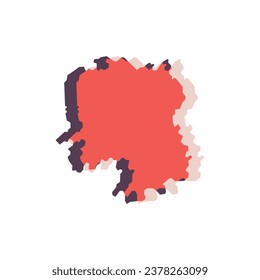 Hunan Map - World Map International vector template. China region silhouette vector illustration