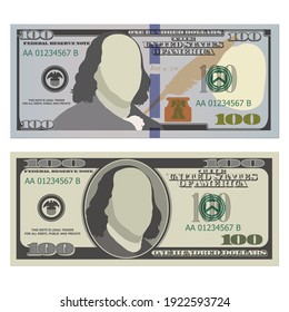 Old 100 Us Dollars Images Stock Photos Vectors Shutterstock