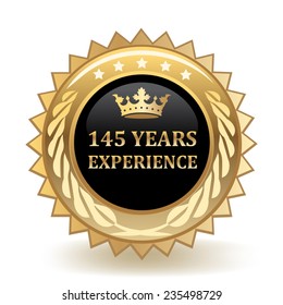 Hundred Forty Five Years Experience Badge