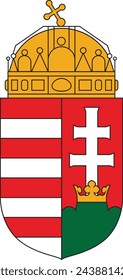 Ungarisches Wappen Farbversion