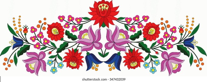 Hungarian Folk Art Stock Vector (Royalty Free) 347432039 | Shutterstock