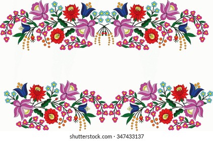 Hungarian Folk Art Stock Vector (Royalty Free) 347433137 | Shutterstock