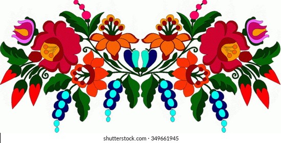 Hungarian Folk Art Stock Vector (Royalty Free) 347433131 | Shutterstock