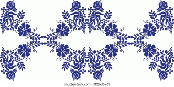 Hungarian folk art motif