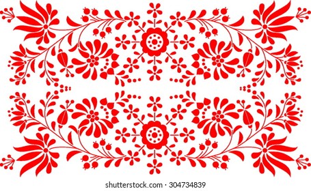 Hungarian folk art motif