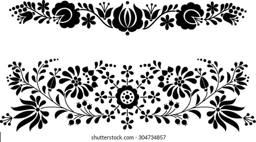 Hungarian folk art motif