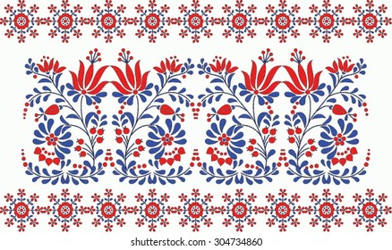 Hungarian folk art motif