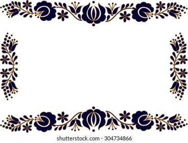 Hungarian folk art motif