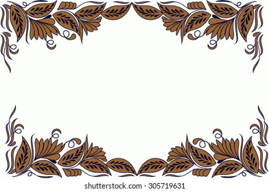 Hungarian folk art motif