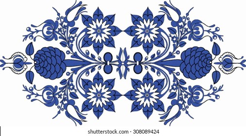 Hungarian folk art motif