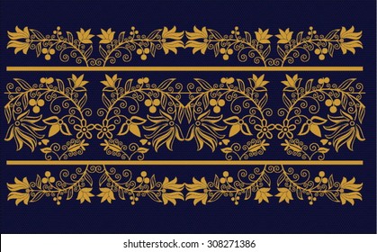 Hungarian folk art motif