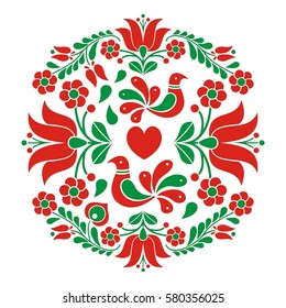 Hungarian folk motif