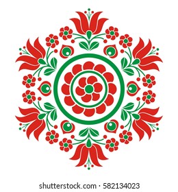 Hungarian folk motif