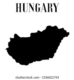  Hungary, Budapest outline world map silhouette vector illustration, creative design background, national country flag, design element, symbols from countries all continents set. 