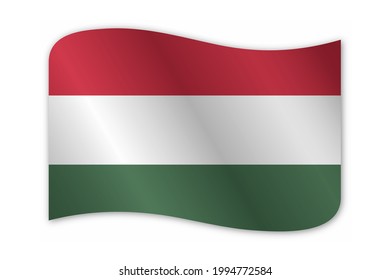 Hungary country flag icon vector design