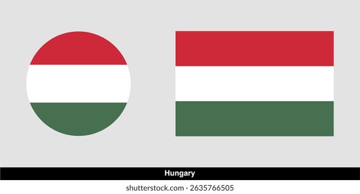 Hungary country map vector isolated on transparent background