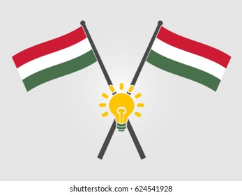 Hungary Emblem Bright Idea