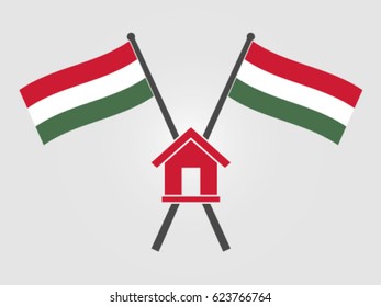 Hungary Emblem Home