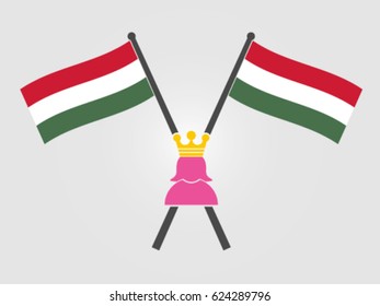 Hungary Emblem Queen