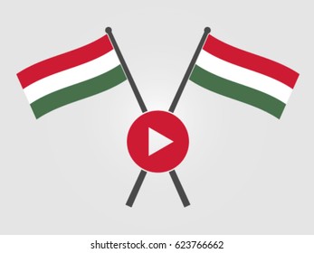 Hungary Emblem Video Stream