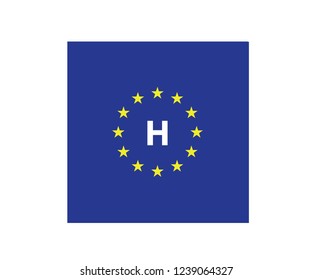 Hungary European Union flag symbol 