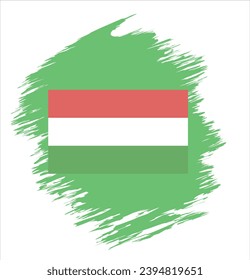 Hungary Flag abstract vector illustration