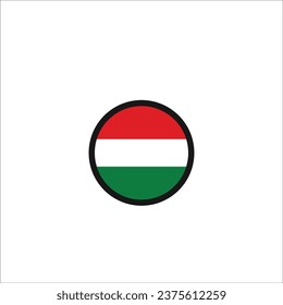 Hungary flag icon vector illustration
